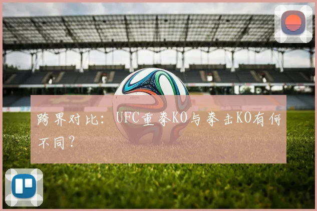 跨界对比：UFC重拳KO与拳击KO有何不同？
